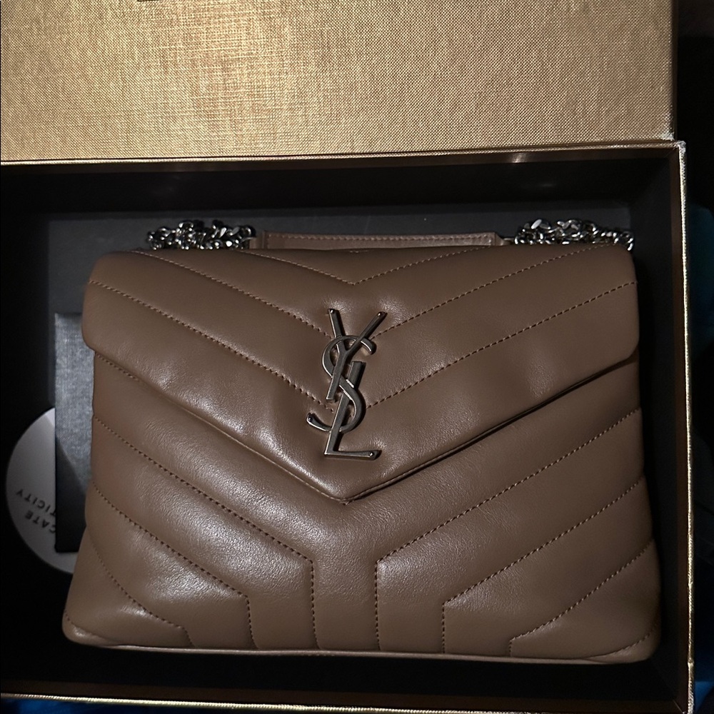 Yves Saint Laurent Tan Shoulder Bag